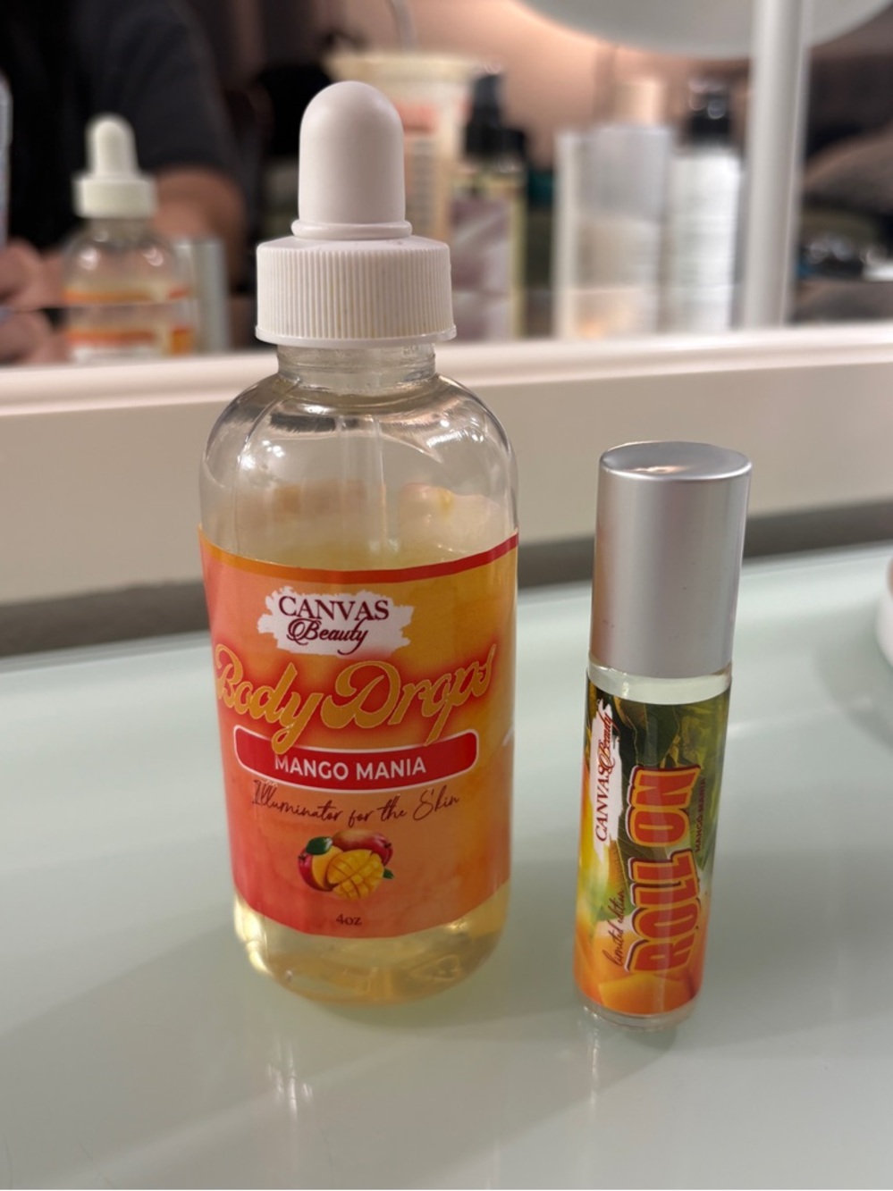 Canvas Beauty Mango Mania Body Oil & Roll on Fragrance Bundle